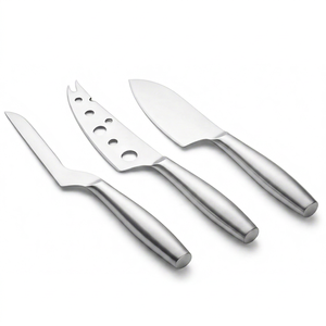 Admirable Design Cheese Knife Set Stainless Steel Dishwasher Safe Eco-Friendly Ideal <b>For</b> Cheese Cutting Use And Hotel Use - Product Image 1