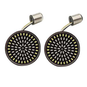 Kit de clignotants LED jaunes 1157 pour moto, éclairage avant avec tension 12V - Product Image 1
