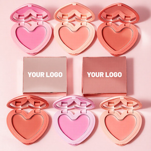 Paleta de Rubor de Maquillaje de Marca Privada, Tinte Mate para Mejillas, Color Rosa Ruborizado y Brillante, con Logotipo Personalizado - Product Image 2