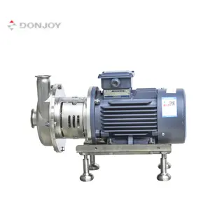 3 Phases 380V Sanitary Stainless Steel 304 Food Grade Liquid Centrifugal Pumps With Water Cooled Flushing