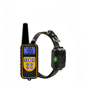 Wiederauf lad bares, regens ic heres Hunde trainings halsband mit großer Reichweite Einstellbare Stoßdämpfer qualität Kunststoff material für das Trainings verhalten von Haustieren - Product Image 3