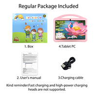 Meilleures ventes de tablettes intelligentes pour enfants Android 13 Contrôle parental Double caméra HD Capacitif 4000mAh MTK Octa Core Processeur 4GB