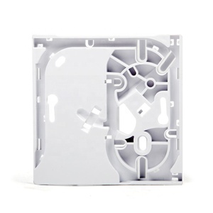 Caja de terminación de placa frontal Ftth de 2 puertos Protección interior 86 Panel de enchufe de información de fibra óptica OTB - Product Image 5