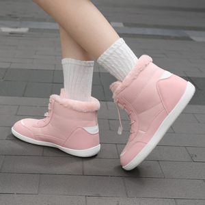 Inverno nuove scarpe da neve Casual alla moda spesse e larghe per donna scarpe da neve di grandi dimensioni felpate da esterno - Product Image 5