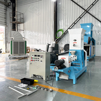 Machine extrudeuse de granulés d'aliments pour poissons, machine de traitement d'aliments flottants pour poissons, machine à granulés d'aliments pour poissons-chats, chiens, bouledogues français, bermauds