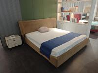 Cadres de lit réglables en tissu Rembourré Doux Double Rangement Multifonctionnel King Size Meubles de chambre à coucher pour usage domestique