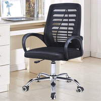 Vente en gros de chaises de bureau de haute qualité chaise en maille de bureau à dossier moyen sièges de bureau ergonomiques chaise ergonomique en maille