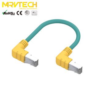 MARVTECH ขั้วต่อสายเคเบิลอีเธอร์เน็ต CAT6 RJ45 แบบสองด้าน ขั้วต่อมาตรฐาน 4 พิน แบบตัวผู้ - Product Image 2