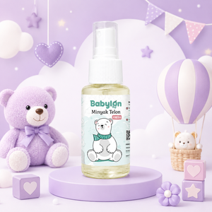 Natural Fresh Baby Telon Oil Spray Gentle Herbal <b>Warm</b> Formula for Infant Relaxing Body Care and Daily Wellness - Product Image 1