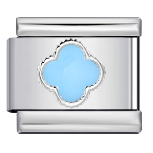 Trébol de aceite de goteo colorido DIY elástico para accesorios de pulsera patrón de estampado de acero inoxidable pulseras de encanto de moda - Product Image 2