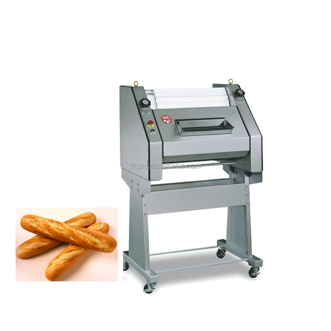 Bread Dough Roller Imported Conveyor Belt /French Baguette Roller Machine/Bread Baguette Moulder Rolling Machine