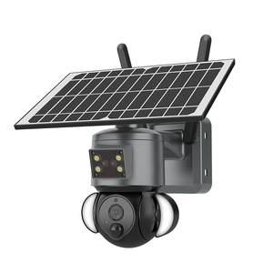 3MP报警系统4g摄像机6w太阳能电池板WIFI摄像机警报器音频发光二极管灯光报警推送人体运动检测PTZ网络摄像机 - Product Image 2