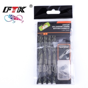 Vente en gros FTK 4pcs 81cm Accessoires de pêche à la <span class=keywords><strong>carpe</strong></span> Terminal de pêche à la <span class=keywords><strong>carpe</strong></span> <span class=keywords><strong>Clip</strong></span> de <span class=keywords><strong>plomb</strong></span> en plastique Accessoires de pêche à la <span class=keywords><strong>carpe</strong></span> - Product Image 5