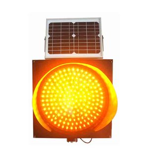 200mm 300mm LED avvertimento luce di sicurezza <span class=keywords><strong>stradale</strong></span> giallo ambra luce lampeggiante per traffico solare - Product Image 4