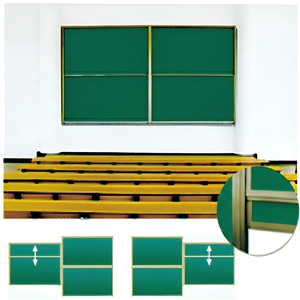 Pizarra Magnética Flexible OEM Personalizada GreenBoard con Marco de Aluminio, Pizarra Deslizante Grande de Borrado en Seco para Escuela - Product Image 1