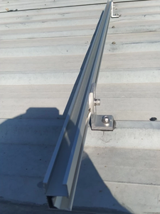 Support de fixation en L pour panneau solaire photovoltaïque, système de montage en alliage <span class=keywords><strong>d</strong></span>'aluminium pour toit métallique - Product Image 5