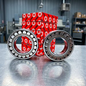 Roulements à rouleaux sphériques 22210 à double rangée 50*90*23mm, précision P4, en acier chromé, haute capacité de charge, étanchéité métallique pour machines - Product Image 1