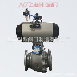 Vanne à bille pneumatique à bride en acier moulé à haut rendement Q641F-16C, vanne à eau à passage total pour pipeline étanche aux fuites de gaz - Product Image 3