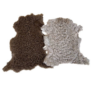 Usine Vente Vêtement Collier Utiliser Toscana Haute Bouclée Peau De Mouton Peau Peau D'agneau Double Face En Peau De Mouton Fourrure Tissu pour Vêtement & Chapeau - Product Image 5