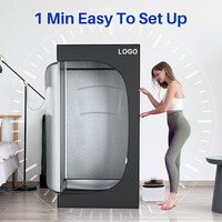 1 Bain de vapeur et sauna, cabines de sauna, couverture de sauna, sauna extérieur et intérieur, jusqu'à 137 ℉   avec machine à vapeur