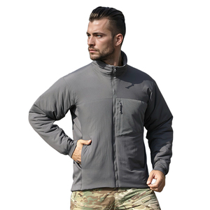 Giacca Tattica da <span class=keywords><strong>Uomo</strong></span> S.archon Antivento Impermeabile in Nylon con Collo Alto <span class=keywords><strong>Senza</strong></span> <span class=keywords><strong>Cappuccio</strong></span> Leggera per Lavoro Invernale e Attività all'Aperto - Product Image 1