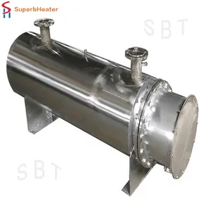 Horizontal Industrial de alta temperatura tubería eléctrica calentador de circulación de aire de agua de Gas o aceite pesado