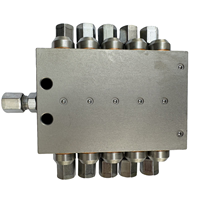 Vanne de distribution de graisse 14199640, Vanne de distribution de graisse 80629645, Distributeur progressif pour machine à pavage ABG/VGL