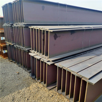 Poutre en acier sectionnelle certifiée ISO9001, longueurs 6m et 12m en stock, prix compétitif pour les projets de construction et d'exportation