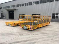 Chariot de transfert à plateforme sans rail en acier robuste à quatre roues Lei Na Electric, capacité de charge de 1 à 500 tonnes pour matériaux industriels