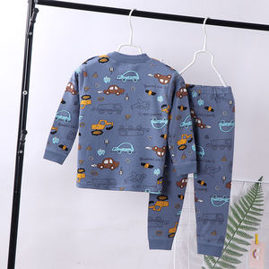 Nouvelle collection automne 2021 : Ensemble de sous-vêtements en coton pour bébé, pantalon long et vêtements pour enfants à motifs de dessins animés - Product Image 3