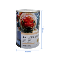 Boîtes de conserve pour animaux de compagnie en fer blanc 99x140mm rondes avec logo personnalisé et couvercle à couronne scellé