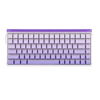 Teclado para Juegos AULA Hero84 HE US QWERTY con Cable, Retroiluminación RGB, 78 Teclas, 8KHz Polling, USB Tipo-C, Programable
