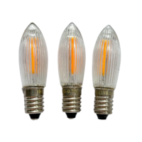 E10 C6 8-55V LED filament motif bougie ampoule E10 pont ampoule pour bougie pont arc décoration de noël