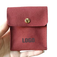 Bolsas y Estuches de Microfibra de Gamuza con Cierre a Presión y Logotipo Personalizado, en Colores y Tamaños a Medida para Empacar Joyas como Aretes, Collares y Anillos