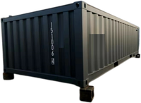 Piscine Conteneur de Transport Compacte en Fibre de Verre Hors Sol avec Fenêtre – Offre Spéciale