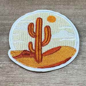 Western Outdoor Wild West <b>Cowboy</b> Hat <b>Boot</b> Iron-on Embroidery Patches Custom Wholesale Embroidered Patches for Clothes - Product Image 4