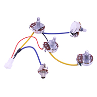 Vente en gros de faisceau de câbles de guitare pré-câblés Epi Loaded 2T2V avec kits de pré-câblés à bobine pour pièces de guitare basse LP SG