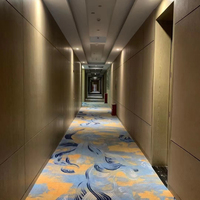 80% lana 20% nylon 5 estrellas Hotel Axminster impresión personalizada pasillo pared a pared pasillo Hotel vestíbulo alfombra