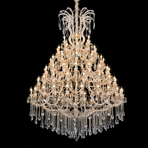 Lámpara de Araña Clásica María Teresa, Lámpara de Cristal de Lujo para Vestíbulo de Hotel, Villa, Atrio, Iluminación para Escalera de Caracol - Product Image 2