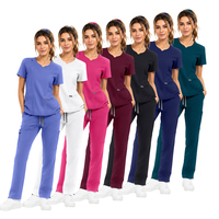 Tenues médicales lavables en machine, faciles d'entretien, pour médecins occupés – Ensemble de blouses professionnelles haute performance à séchage rapide et extensibles dans les 4 sens – Nouveauté