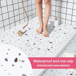 Calcomanías de vinilo autoadhesivas decorativas para el hogar, baldosas simuladas, calcomanías para el suelo del baño - Product Image 5
