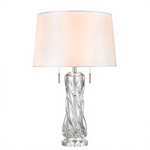 Solid Glass Table Lamps for Hotel Lobby for Hotel Guestroom Living Room Bedroom Room Office Home Lighting Decoration - Product Image 1