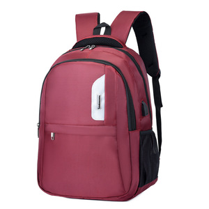 Travel Backpack Large Capacity USB Charging Reflective Business Travel Unisex Solid Color Adjustable Strap Spring 2020 - Product Image 2