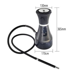 Cachimba Electrónica Recargable de Lujo de Alta Calidad, Portátil, con Pantalla LED, de Acero Inoxidable, Caja de Regalo Personalizada con Espejo - Product Image 1