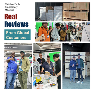 Yinghe Digital Manual 2 cabezales 9 agujas 1200 RPM nueva gorra de camiseta máquina de bordado de computadora de costura Industrial - Product Image 6