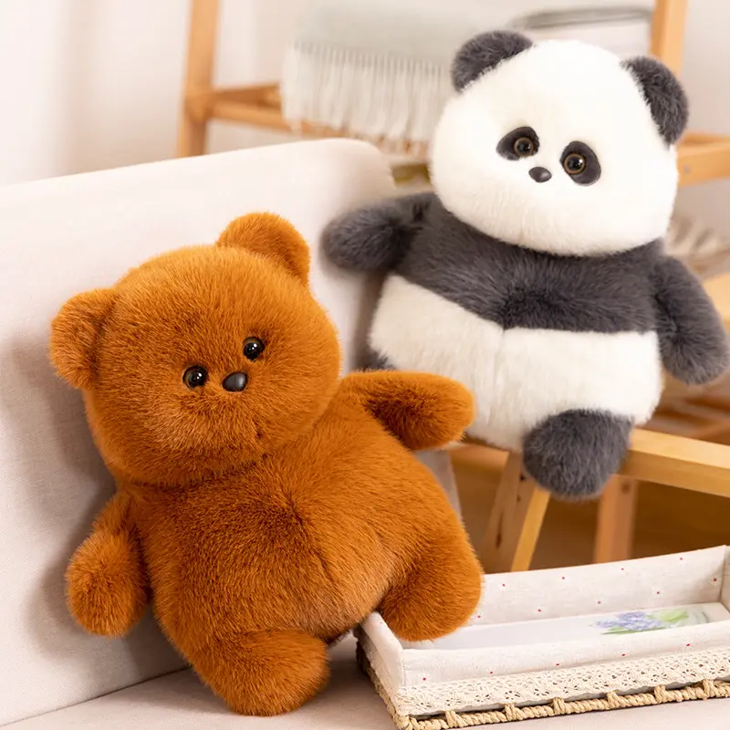 Juguetes de peluche de cerdo perezoso esponjoso de calidad superior, juguetes de peluche de Panda gordito, oso de peluche, muñecas suaves para regalos al por mayor