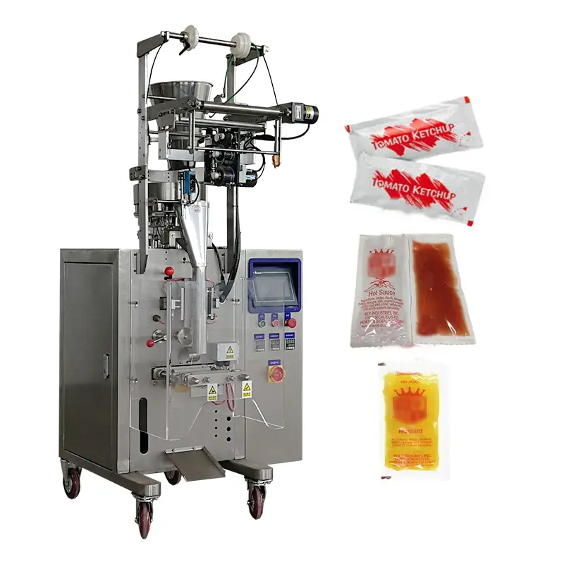 Leadworld Verpakkingslijn Fabrieksprijs Automatische Pasta Ketchup Tomatensaus Sachet Zak Verpakkingsmachine