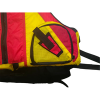 Gilet de sauvetage universel en mousse pour adulte, gilet de sauvetage pour la pêche en kayak, avec fermeture éclair, 2 poches, gilet de sauvetage pour adultes
