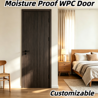 Film de surface anti-moisissure résistant à l'usure pour portes intérieures en WPC, idéal pour la rénovation de logements multi-appartements (ODM bienvenu)