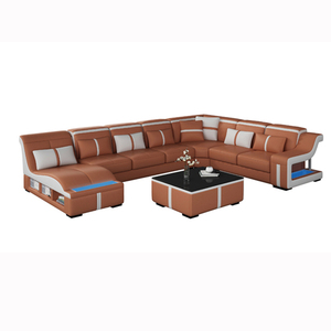 Style italien meubles de salon canapé en cuir de bureau avec lumière <span class=keywords><strong>LED</strong></span> - Product Image 2